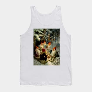 “Campfire Cooking” Christmas Elves by Jenny Nystrom Tank Top